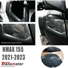 Nmax 125/155 2021-2023 Torpido Kapağı Karbon  Aç-Kapa Nmax 155 Logolu
