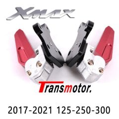 Xmax 125/250/300/400 2018-2023 Braketli Basamak Seti Sağ-Sol Bas Bırak Fonksiyonlu