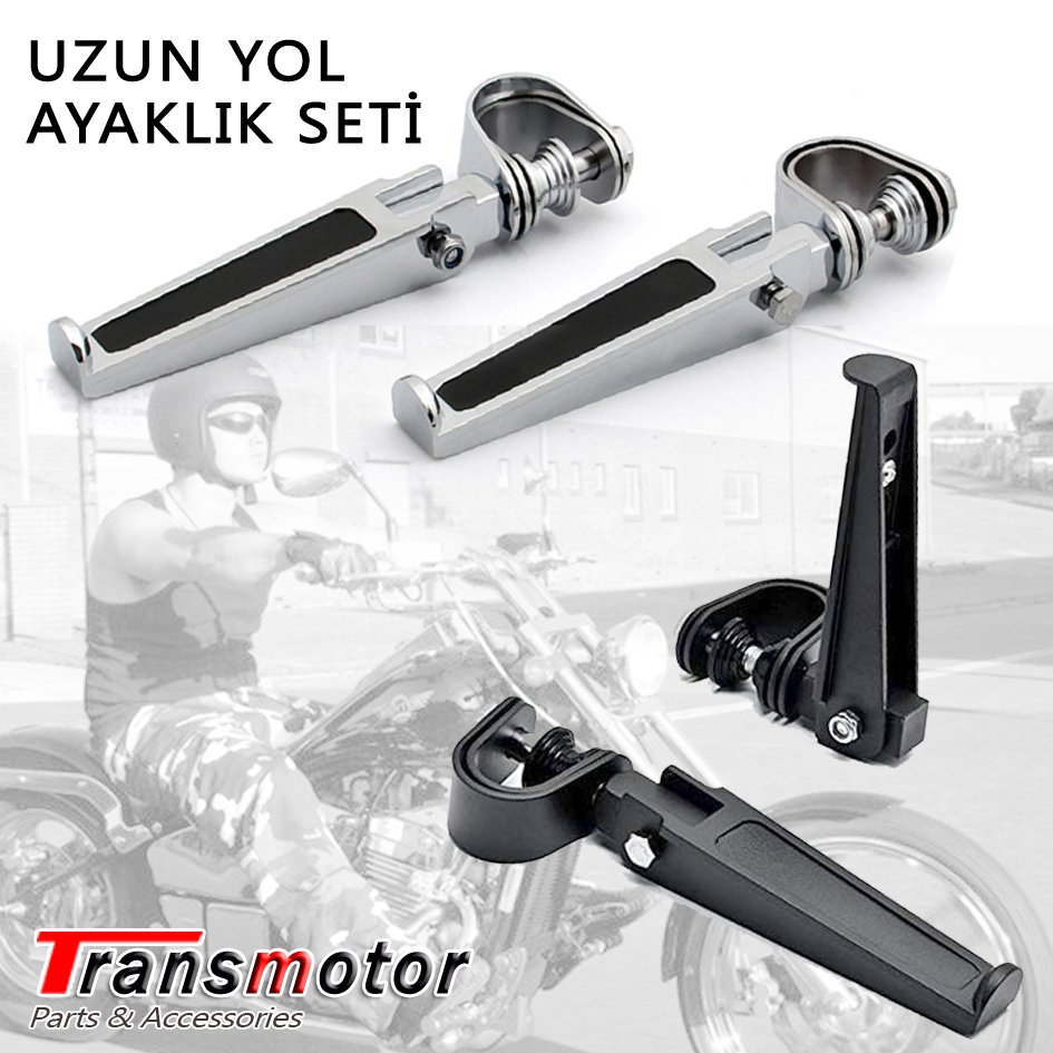 Uzun Yol Ayaklık Seti Universal Chopper, Cruiser, Harley Davidson