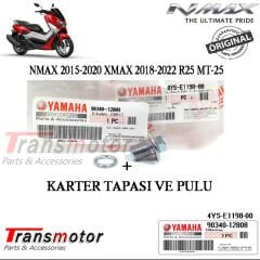 Orijinal NMAX XMAX R25 MT-25 Karter Tapası ve Pulu