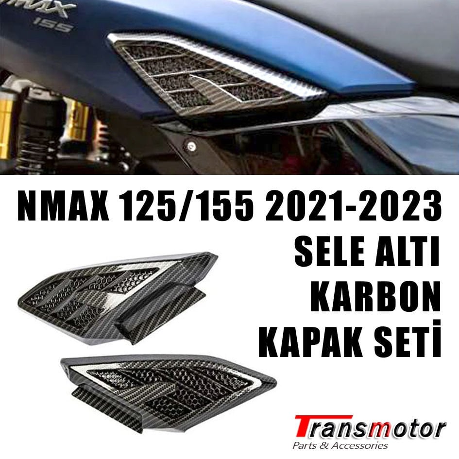 Nmax 125/155 2021-2023 Sele Altı Karbon Kapak Seti
