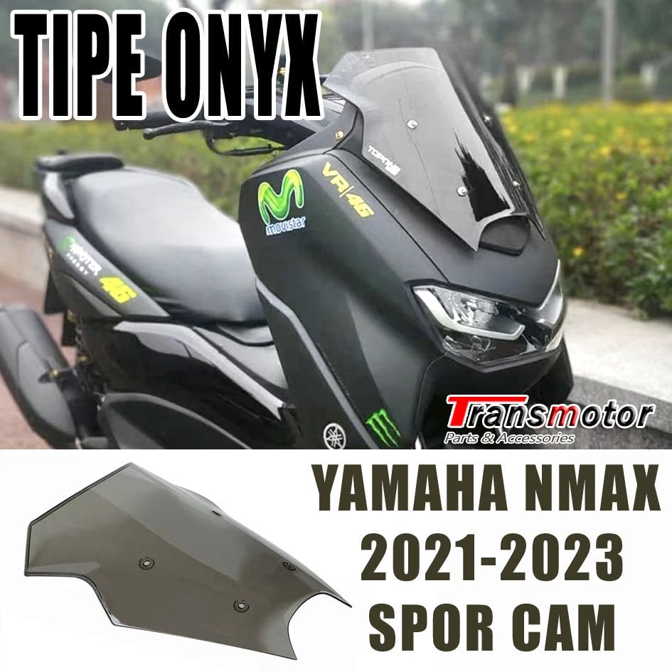 Nmax 125/155 2021-2024 38 cm Spor Füme Cam