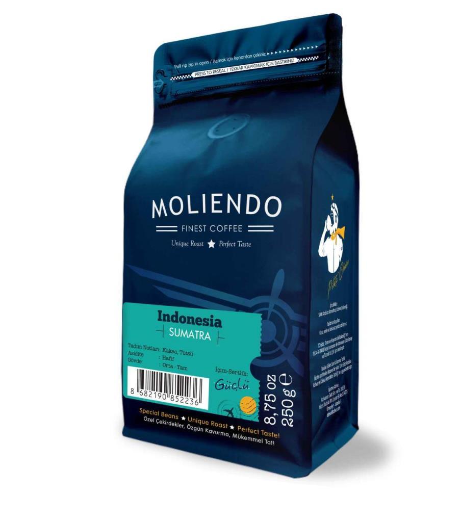 Moliendo Indonesia Sumatra Yöresel Kahve 1000 gr.