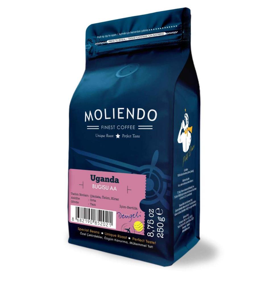 Moliendo Uganda Bugia to the Local Coffee 250 gr.