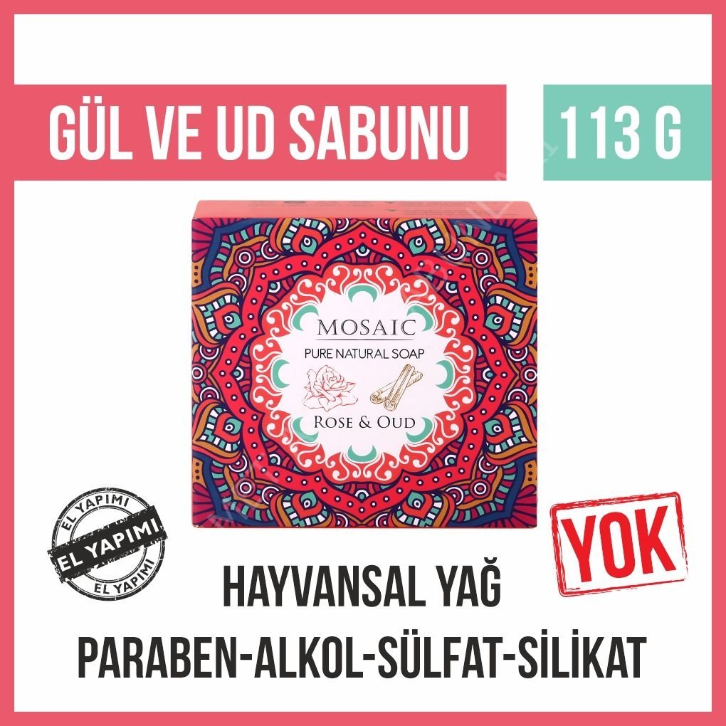 MOSAIC GÜL & UD SABUNU 113 G X 6 PAKET
