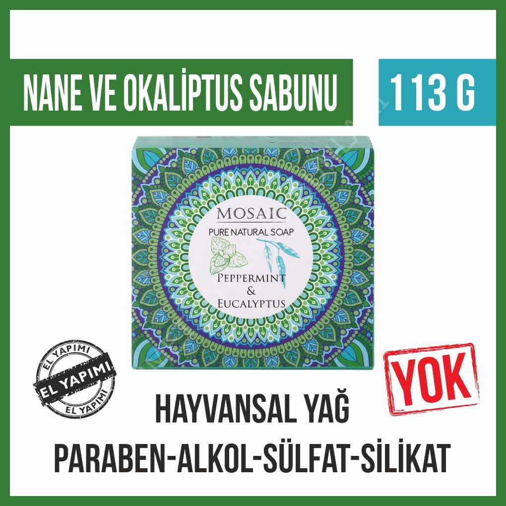MOSAIC NANE VE OKALİPTUS SABUNU 113 G X 6 PAKET