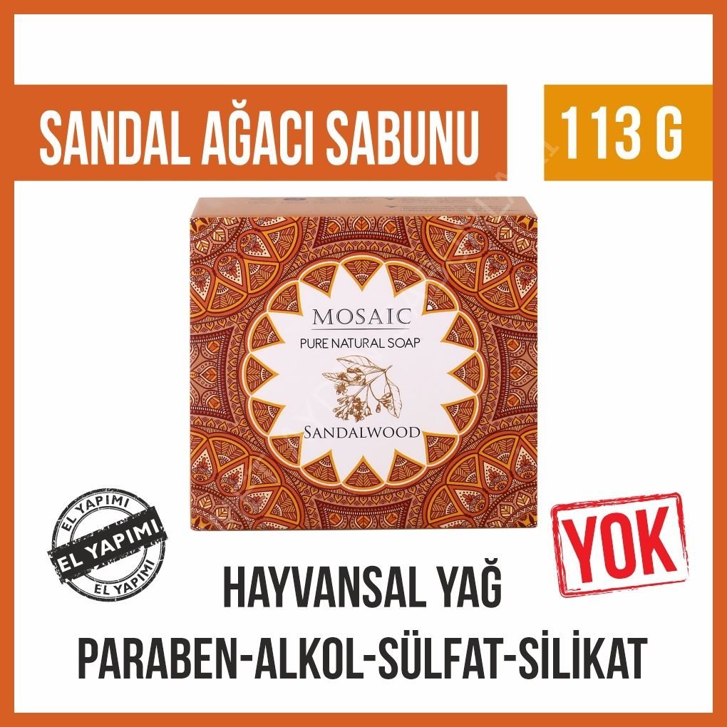 MOSAIC SANDAL AĞACI SABUNU 113 G X 6 PAKET