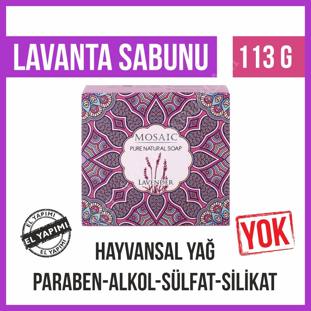 MOSAIC LAVANTA SABUNU 113 G X 6 PAKET