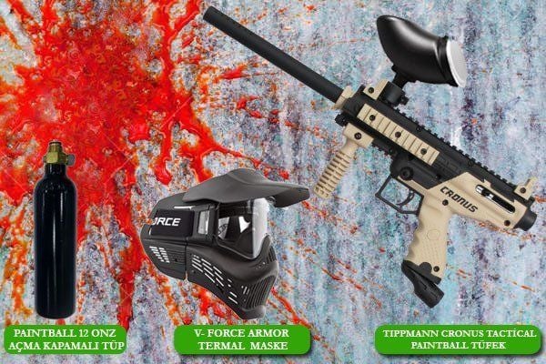 TIPPMANN CRONUS BASIC PAINTBALL SILAHI SETI