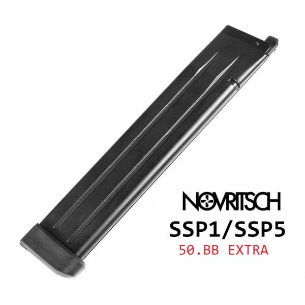 Novritsch SSP1 SSP2 SSP5 EXTRA Kapasite 50BB GBB Yedek Şarjör