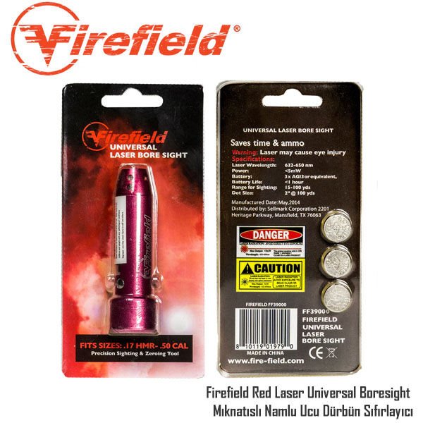 Firefield Red Laser Universal Boresight Mıknatıslı Namlu Ucu Dürbün Sıfırlayıcı