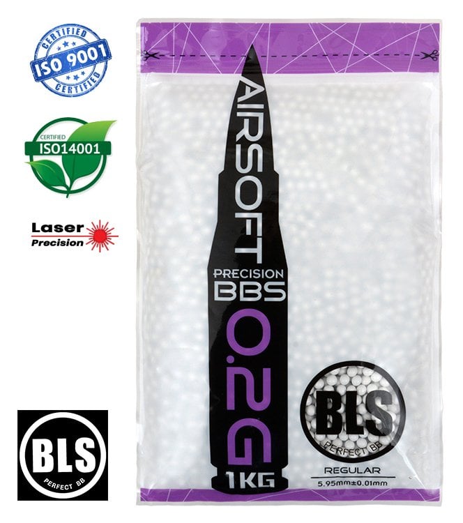 BLS PRECISION AIRSOFT BB 0.20G - 1KG - 5000Adet