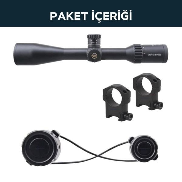 Continental x6 4-24x50 ARI Tactical Tüfek Dürbünü