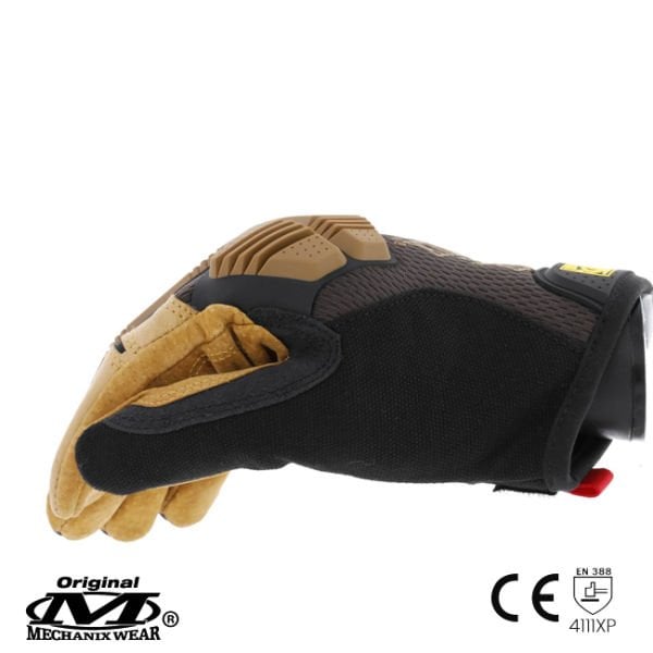 Mechanix Wear® M-Pact Durahide Leather Deri Eldiven (Siyah/Kahve)