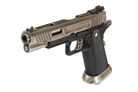 WE Hi-Capa Force 5.1 SV - GBB FULL METAL  Airsoft Tabanca Silver TREX