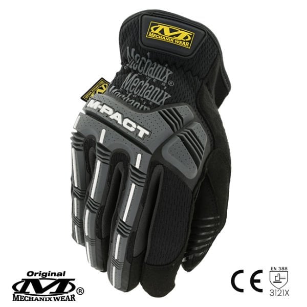 Mechanix Wear® M-Pact Open Cuff Eldiven (Siyah/Gri) MPC-58