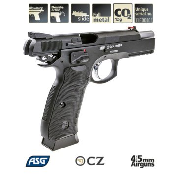 ASG CZ SP-01 SHADOW Havalı Tabanca BLOWBACK 18396