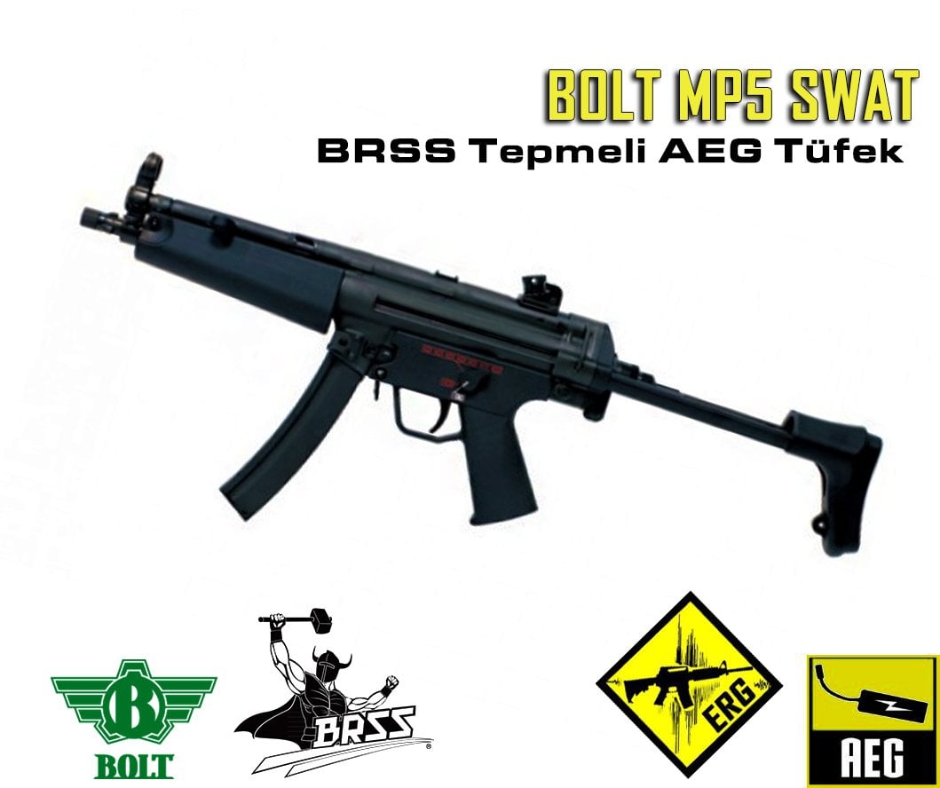 BOLT MP5 SWAT BRSS Güçlendirilmiş Tepme Sistemli AEG