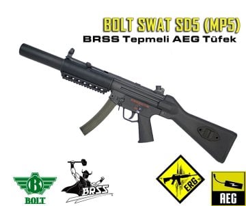 BOLT MP5 SWAT SD5 BRSS Güçlendirilmiş Tepme Sistemli AEG