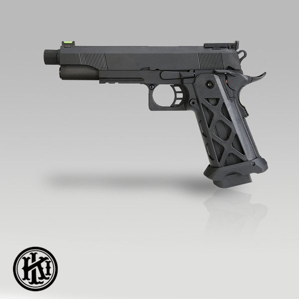 KLI ELITE MKII Hi-Capa 4.5mm Susturucu Adaptörlü GTA5 Havalı Tabanca - Siyah