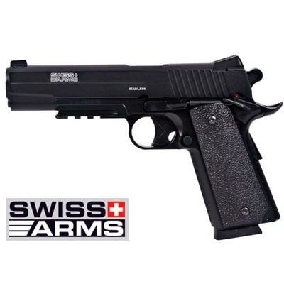 COLT 1911 Havalı Tabanca SA 1911 CO2 4.5mm Swiss Arms Cybergun