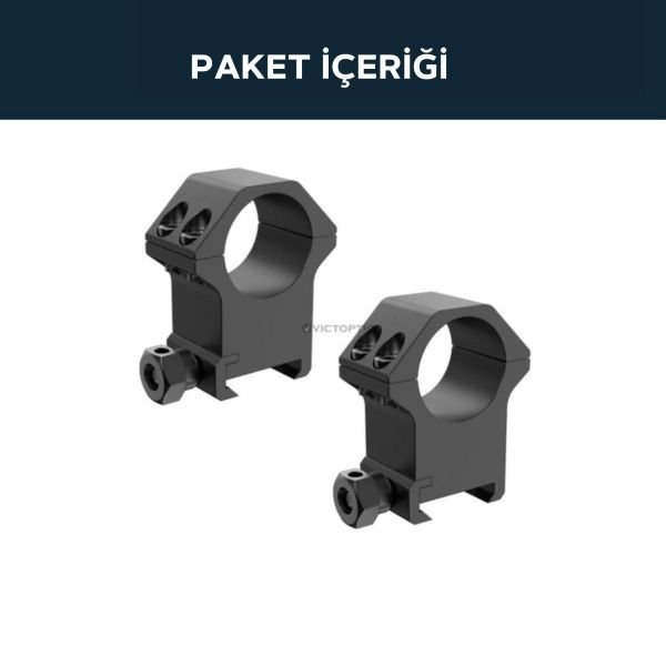 Victoptics  30mm Yüksek Profil Montaj Halkaları VIMW-13