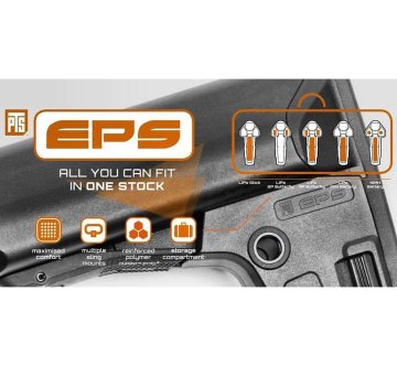 PTS Polimer Dipçik EPS Airsoft Tüfek için- Siyah