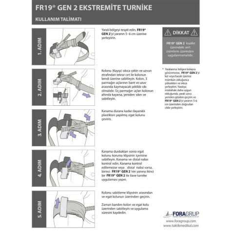 FR19® Ekstremite Turnike Gen-2 Cls