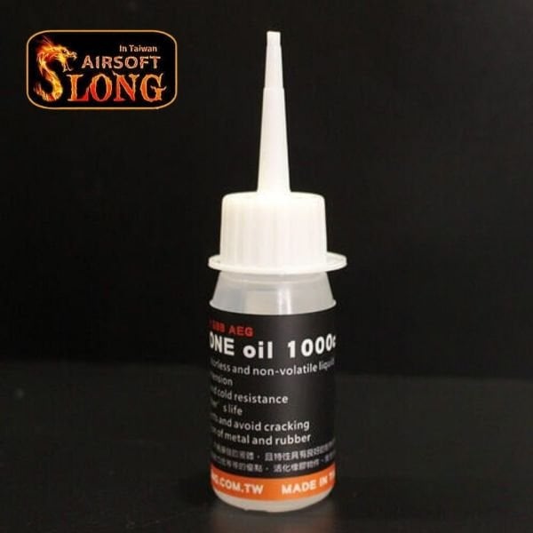 SLONG Airsoft Silicone Oil 1000cs 30ml GBB AEG için Yüksek konsantrasyonlu yağ- SL00603