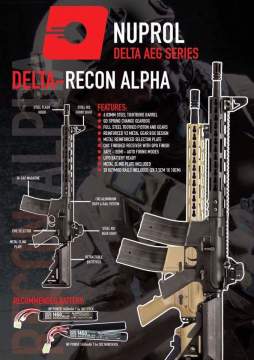 Nuprol Recon Alpha - Siyah Airsoft Tüfek
