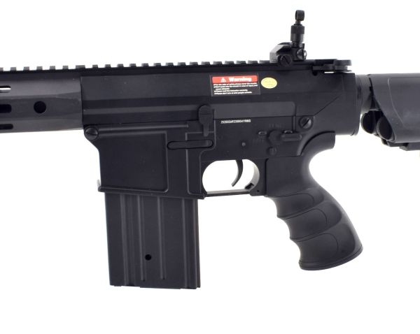 Golden Eagle Metal SR25K URX4 14.5'' M-Lok AEG Rifle with Mosfet Airsoft Tüfek - Siyah