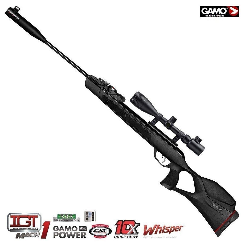 GAMO REPLAY 10X MAGNUM IGT Gen2 4.5 MM Şarjörlü ve Dürbünlü Havalı Tüfek- 61100386-F