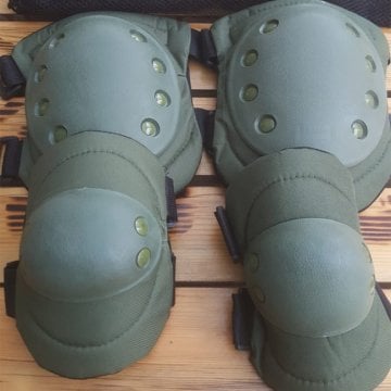 ISG TACT Ithal Taktik KneePad Diz ve Dirsek Koruyucu Set - OD Green