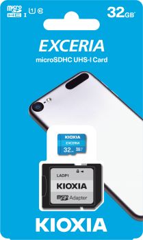 32GB MICRO SDHC C10 100MB/s KIOXIA LMEX1L032GG2