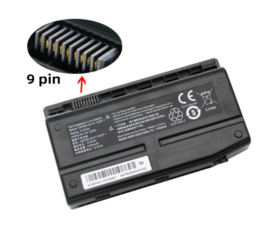 Orijinal GE5SN-00-01-3S2P-1 10.8V 4400mAh Notebook Batarya Pil