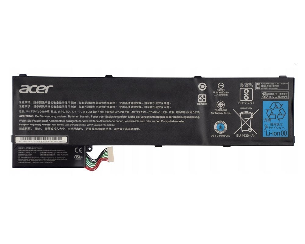 Orijinal Acer AP12A4İ 54Wh 11.1V 4630mAh Notebook Batarya Laptop Pil