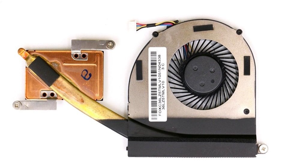 Orijinal Lenovo ideapad U330 Notebook Soğutucu Cpu Heatsink Fan 36LZ5TMLV00