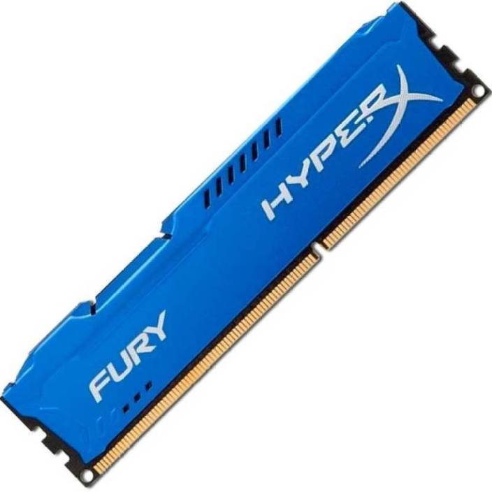 Kinston 8 GB DDR3 PC RAM 1600 MHz HyperX Fury Blue CL10 Pc Ram HX316C10F/8