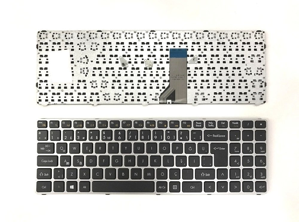 Grundig GNB 1690 MP-12K73US920 AETWDA01010 Notebook Klavye Laptop Tuş Takımı
