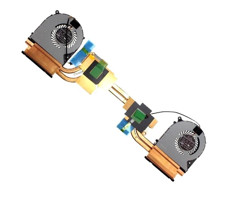 Orijinal Clevo N550 N5502 N550R Notebook Cpu Soğutucu Heatsink Fan