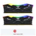 Team T-Force DELTA RGB Black 32GB(2x16GB) 6400Mhz DDR5 CL40 Gaming Ram (FF3D532G6400HC40BDC01)