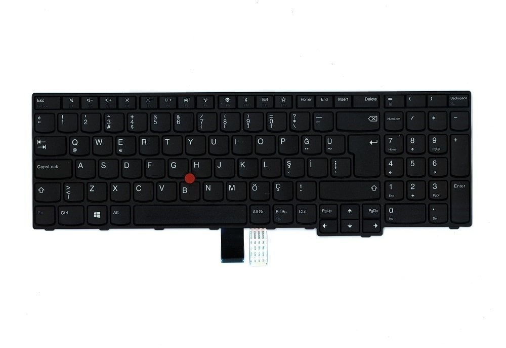 Orijinal Lenovo ThinkPad E570 E575 Türkçe Klavye Tuş Takımı 01AX148
