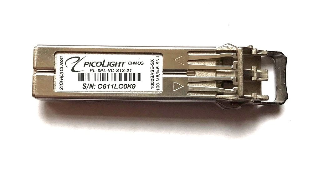 Orijinal Picolight 1000BASE-SX 850nm 10GB Fiber Optik Alıcı Verici Modül SFP+ SR C611LC0K9