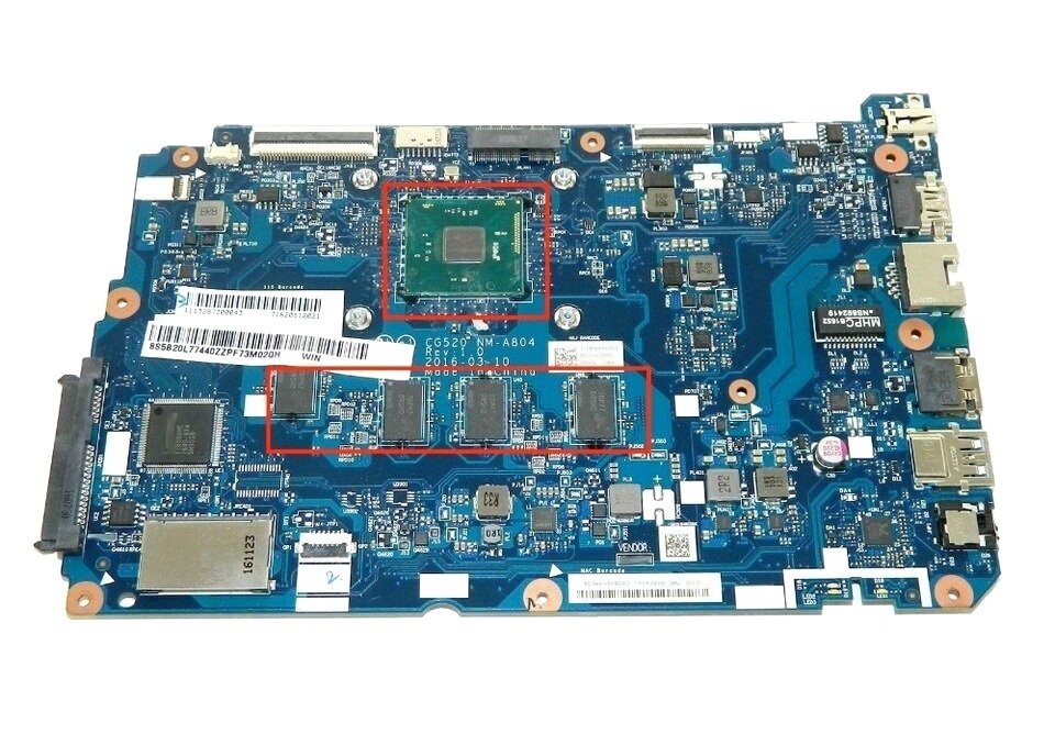 Lenovo ideapad 110-15IBR Pentium N3710 İşlemci On Board Notebook Anakart 5B20L77438 NM-A804