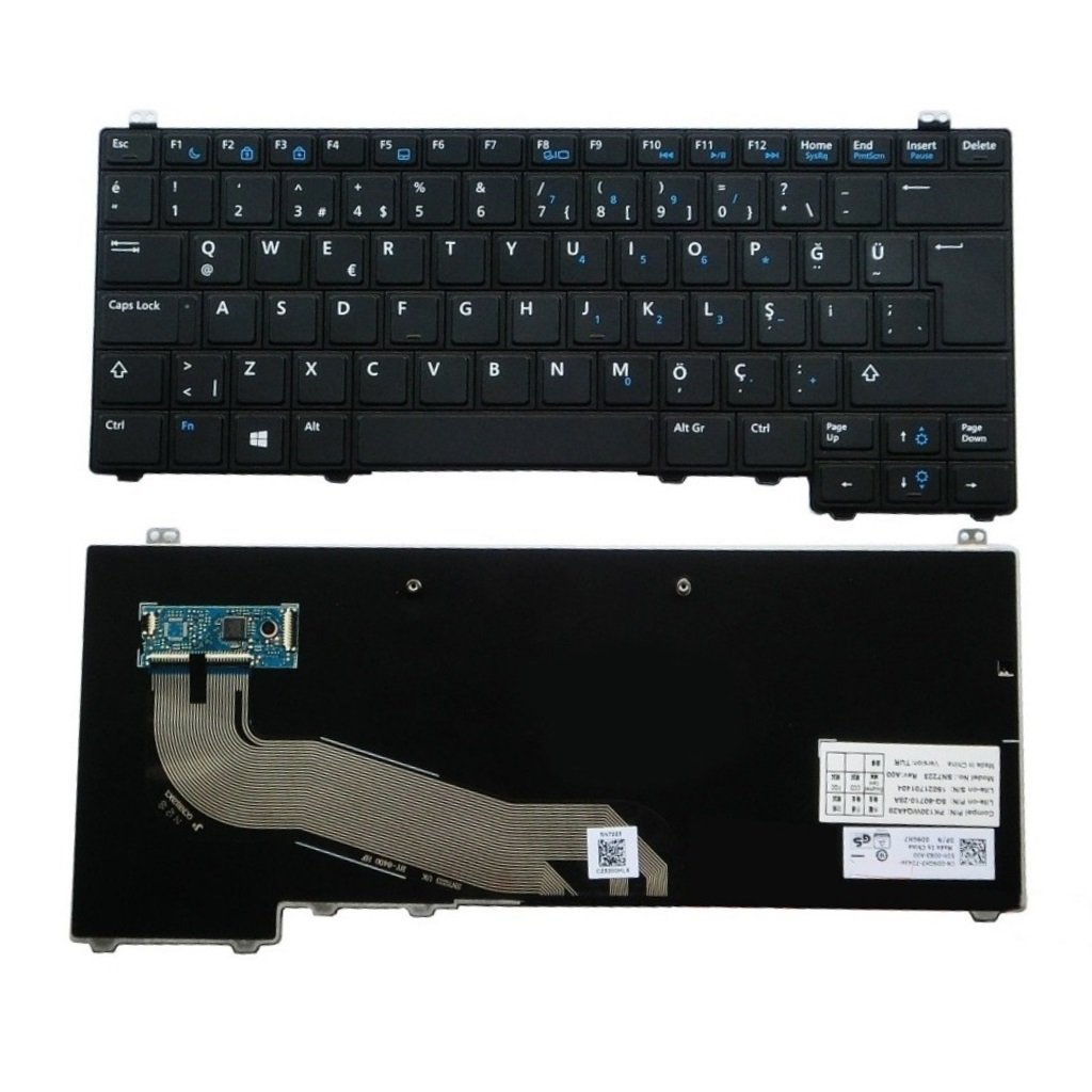 Orijinal Dell Latitude E5440 Serisi P44G Notebook Klavye Tuş Takımı CN-0D9GH7