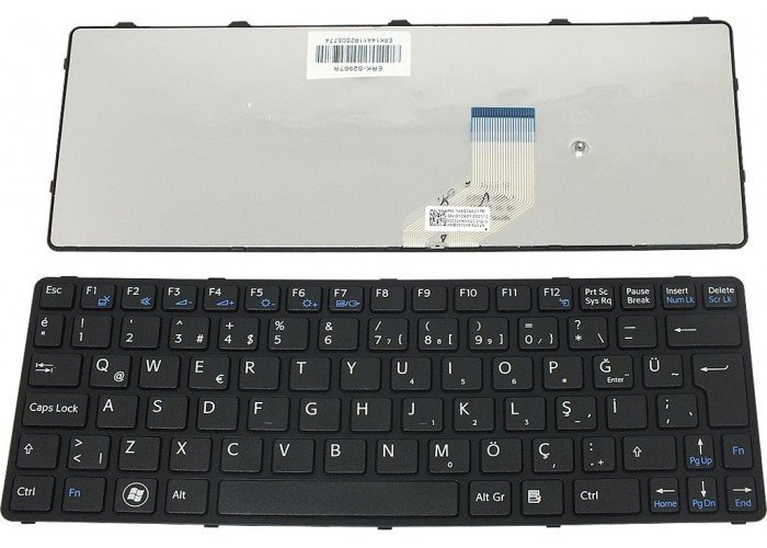 Orjinal Sony Vaio  SVE-11 (1PB4253-2231P) SİYAH Laptop Klavye Tuş Takımı