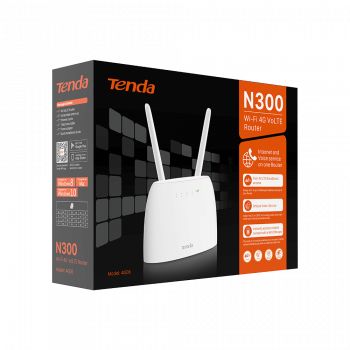 TENDA 4G06 N300 Wi-Fi 4G VoLTE Router