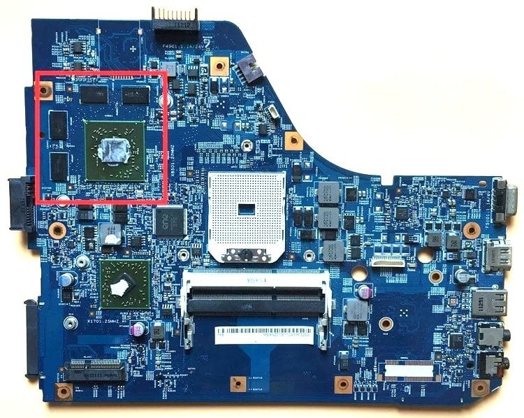 Acer Aspire 5560 5560G MS2319 AMD HD6470M Ekran Kartlı Notebook Anakart 48.4M702.01M