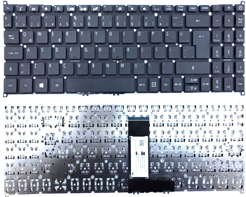 Acer Aspire 3 N19C1 SV5T_A72B N18Q13 N17P4 Notebook Klavye Laptop Tuş Takımı