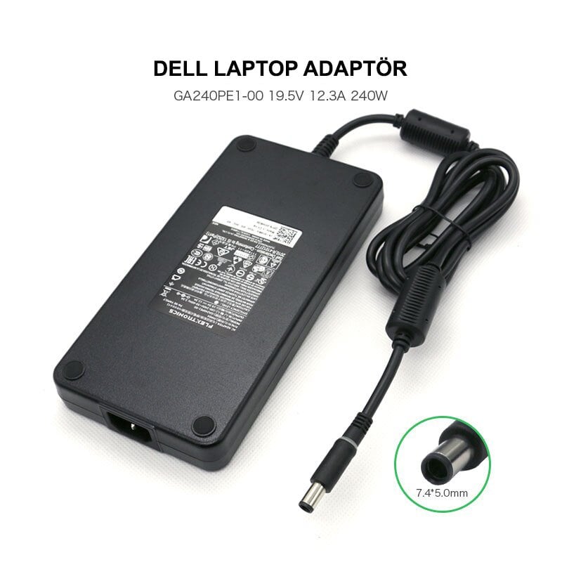 Orijinal Dell 19V 12.3A GA240PE1-00 J938H  Laptop Adaptör Şarj Aleti